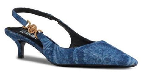 Versace Barocco Medusa '95 Kitten Heel Slingback 